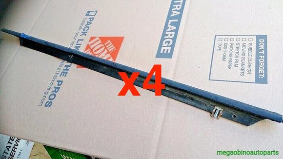 2000-2005 dodge neon SET OF 4 door outer trim window sweep belt