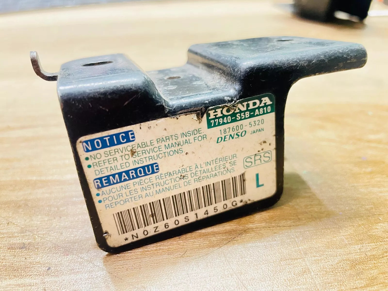 2003-05 HONDA CIVIC FRONT LEFT SRS IMPACT SENSOR 77940-s5b-a810 OEM #8