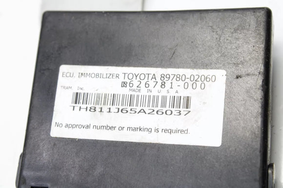 2005-07 toyota matrix corolla 89780-02060 COMPUTER TRANSPONDER KEY keyless e76