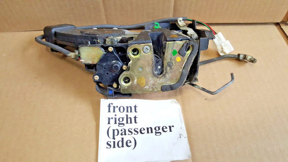 1997-2001 toyota camry 4dr front passenger door lock latch assembly oem d17